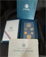 United States 1987 Prestige Set in Case & Box