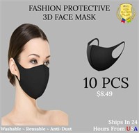 10 Pack Face Mask Reusable Washable Breathable