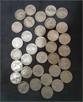 34 Buffalo Nickels Mixed Dates