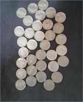 34 Buffalo Nickels Mixed Dates