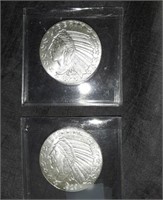 2 Liberty Silver Eagle 1/2 oz each