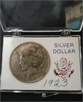 Peace Silver Dollar "1923"
