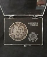 Morgan Silver Dollar "1891"