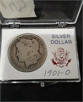 Morgan Silver Dollar "1901"-O