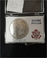 Morgan Silver Dollar "1921"-D