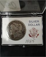 Morgan Silver Dollar "1885"