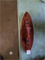 Wood ship/ cribbage