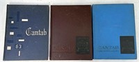 1963, 64 and 65 Cambridge high school yearbooks