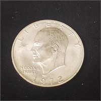 1972S Eisenhower Dollar 40% Silver