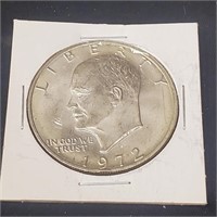 1972S Eisenhower Dollar 40% Silver