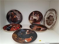 2 Heritage Hall Collector Plates & 5 Knowles