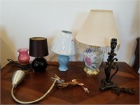 Large Lot of Table Lamps