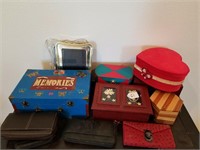 Various Boxes, Ladies Wallets & Picture Frames