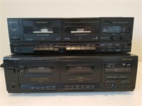 2 Optimus Dubbing Cassette decks