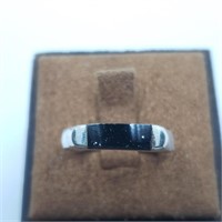 $80 Sterling Silver Black Onyx Ring