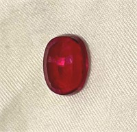 Natural 5.52 Ct Ruby Gemstone - Excellent Oval Cut