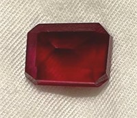 Natural Emerald Cut 8.62 Ct Ruby Gemstone