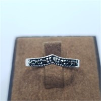 $50 Sterling Silver Marcasite Ring