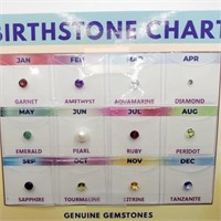 $200  Genuine Birth Stone Chart
