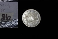 Silver Mexican Peso Coin