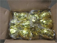 Box of balloon weights - metallic gold