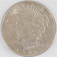 1922 Peace Silver Dollar - Denver Mint