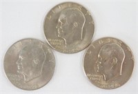 Two Denver Eisenhower Bi-Centennial Half Dollars