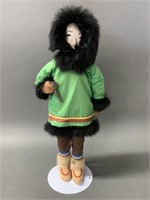 Hand crafted Inuit Doll.