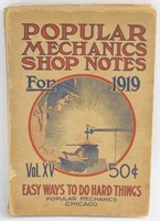 1919 Popular Mechanics Shop Notes Book Vol. XV