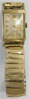 Vintage Elgin Men’s Wrist Watch with Faceted