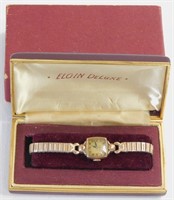 Vintage Elgin Women’s DeLuxe Wrist Watch - Rose