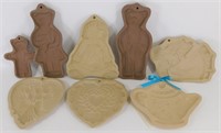 * Large Lot of Brown Bag Cookie Molds and New