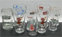 ** Vintage Beer Glass Lot