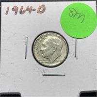 1964-D ROOSEVELT SILVER DIME