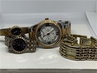 LOT OF WATCHES (1 IS MISSING STONE)