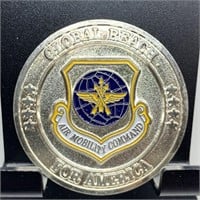 MILITARY CHALLENGE COIN AIR MOBILITY COMMAND