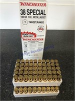 WINCHESTER 38 SPECIAL 130GR FULL META L JACKET