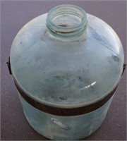 light green kerosene jar