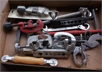 box w/ plumbing tools