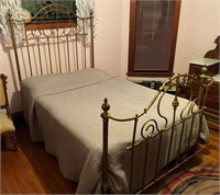 Full Size Brass & Cast Bed