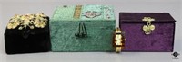 Decorative Boxes & Watch 4pc