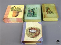 Cardboard Book Boxes 4pc