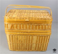 Bamboo Picnic Basket