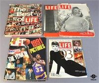 Life Magazines & Hard Cover Book 5pc