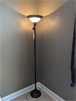 Fancy Floor Lamp ( 6' tall ) Glass shade