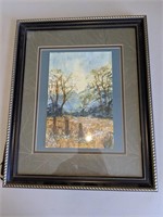 WATERCOLOR - Framed and matted