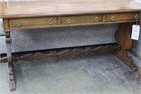 ANTIQUE WALNUT LIBRARY TABLE