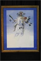 INDIAN ART THE DEFENDER BY ENOCH KELLY HANEY