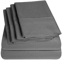4 piece sheet set (2 pillowcases 1 fitted sheet 1