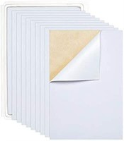 20PCS Velvet (White) Fabric Sticky Back Adhesive